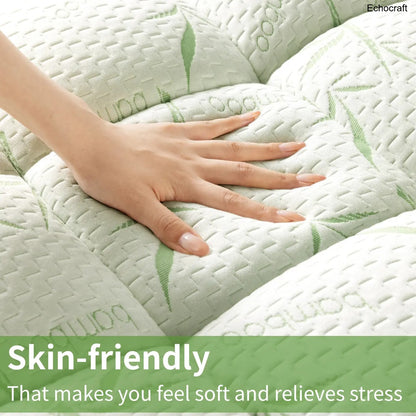 Extra Thick Mattress Topper, Down Alternative, Cotton Top, 8-21" Pocket, Machine Washable