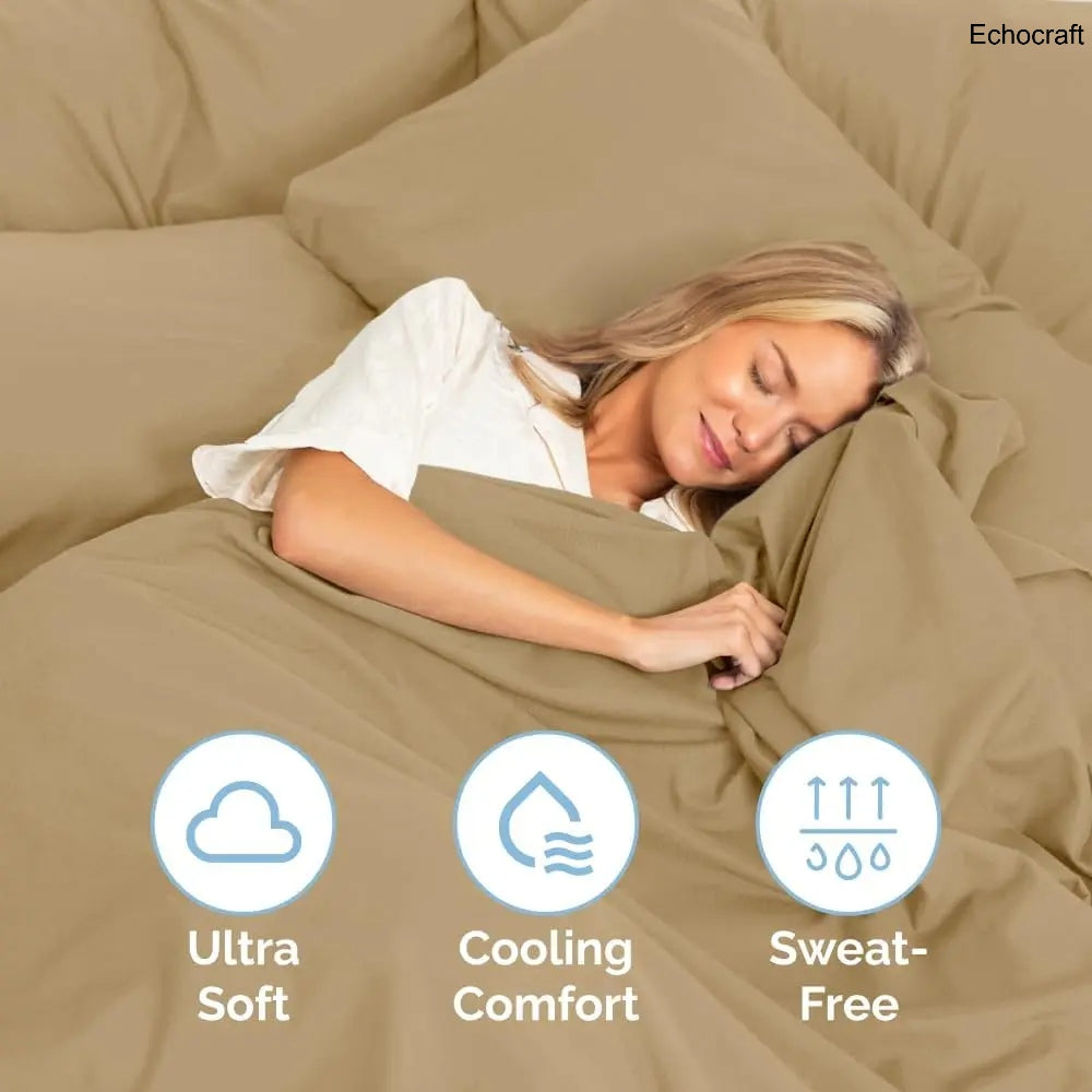 Ultra-Soft Microfiber Deep Pocket Fitted Sheet – 24" Mattress
