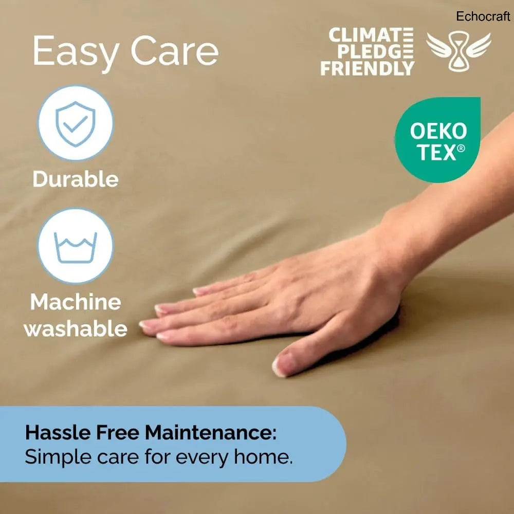 Ultra-Soft Microfiber Deep Pocket Fitted Sheet – 24" Mattress