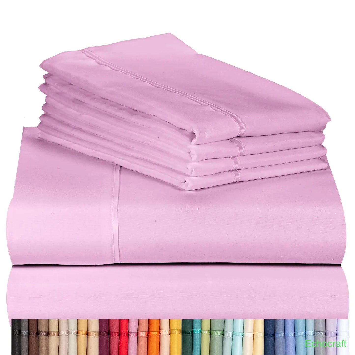 4-Piece Cooling Microfiber Bed Sheet Set