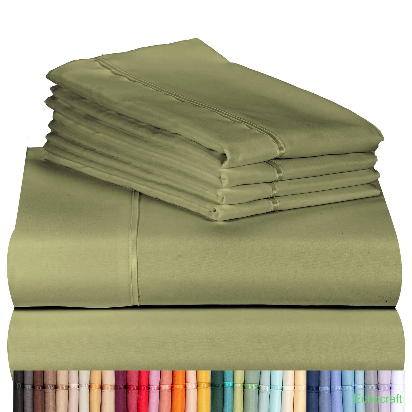 4-Piece Cooling Microfiber Bed Sheet Set
