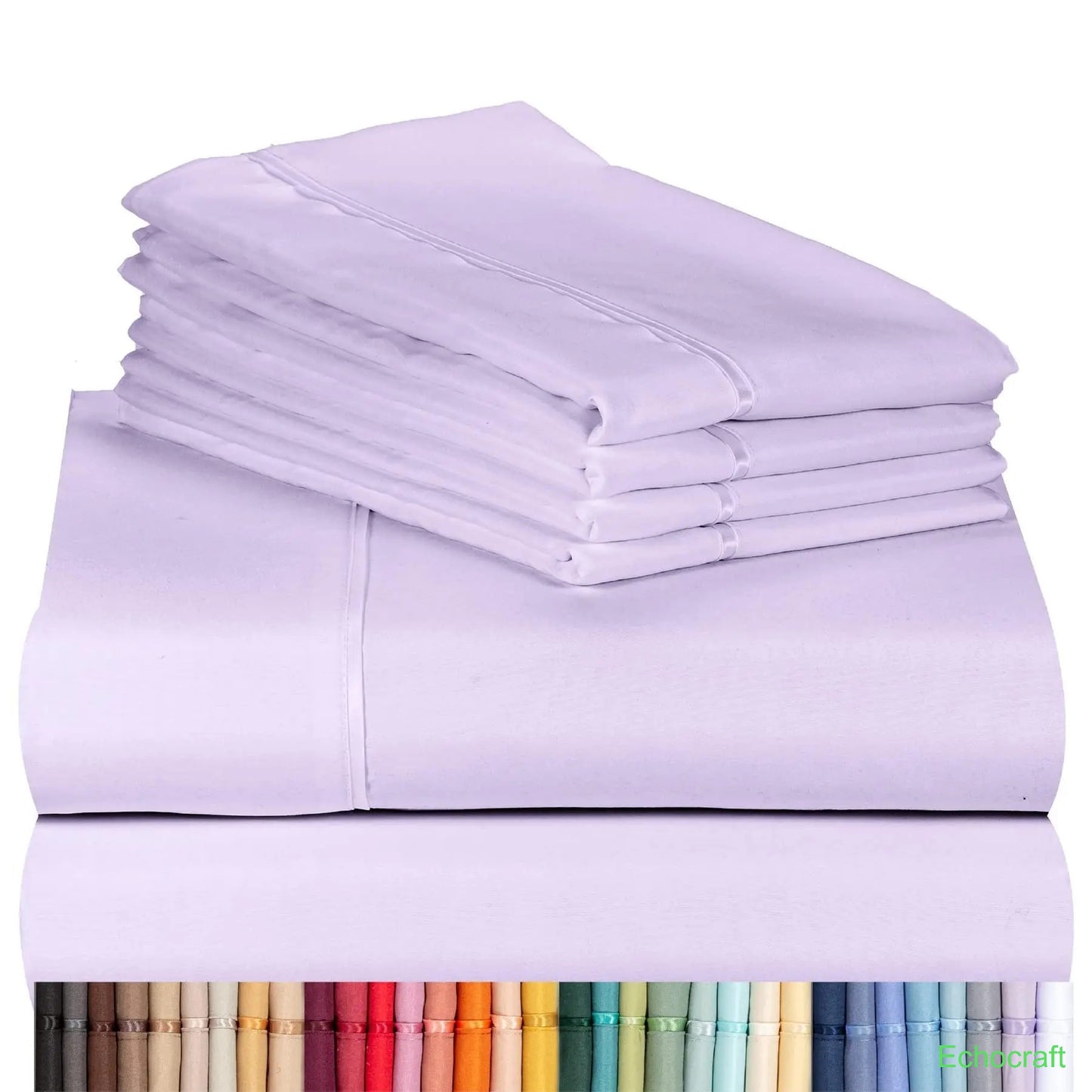 4-Piece Cooling Microfiber Bed Sheet Set