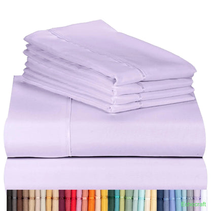 4-Piece Cooling Microfiber Bed Sheet Set