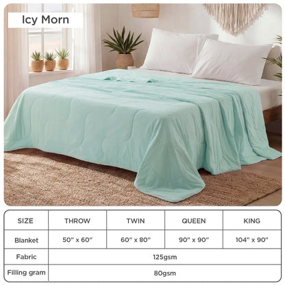 【Mother's day Deal】Summer Cooling Comfort for Hot Sleepers ,Ice Cream Blanket,Breathable Oversized  Design, Lightweight, RayonDerived from Bamboo, Comfy Bedding,  Gifts,  Teenage Bedroom Accessories, Cooling Blanket