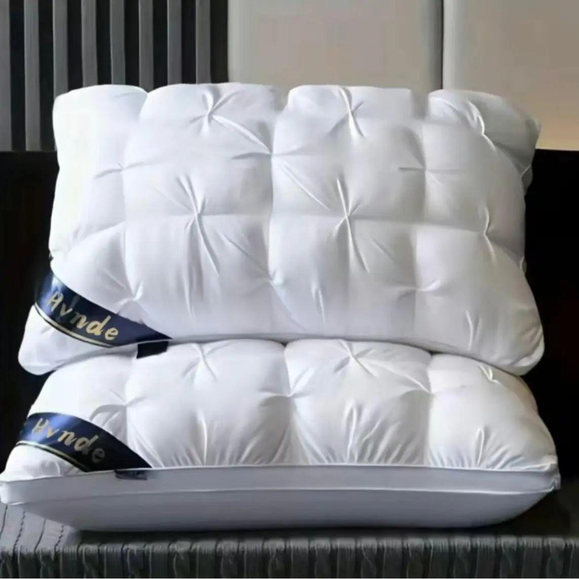 Luxury Hotel-Quality Pillow – 19x29", Neck Support, Low-Allergy, Soft Polyester