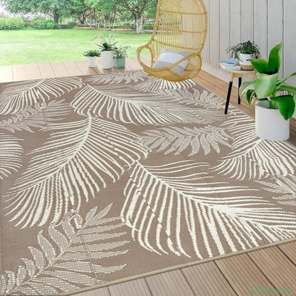 Outdoor double-sided camping rug, 9x12 feet
