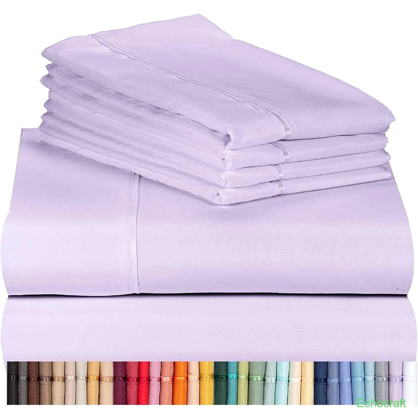 4-Piece Cooling Microfiber Bed Sheet Set